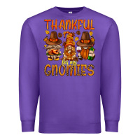 Purple thankful for my gnomies Premium Sweatshirt - NancyCooperArtShop
