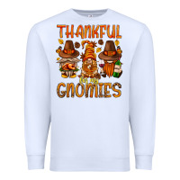 White thankful for my gnomies Premium Sweatshirt - NancyCooperArtShop