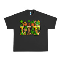Pigment Black st patricks lets get lit Urban Heavy Tee - AdoDesignShop
