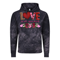 Cloud Black love is all you need Vintage Hoodie - AdoDesignShop