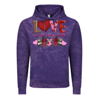 Cloud Purple love is all you need Vintage Hoodie - AdoDesignShop