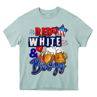 Arona Red white and boozy 4th of july Heavy Core Tee - CowGirlArtShop