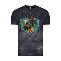 Cloud Black western heart bullfighter  cactus sunflower aztek pattern Vintage Tee - BarkalooDesign