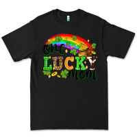 Black One lucky mom St. Patricks Day Premium Tee - Neo Western