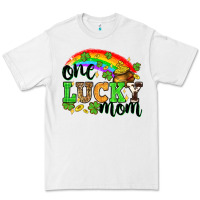 White One lucky mom St. Patricks Day Premium Tee - Neo Western