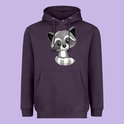 Raccoon Heavyweight Hoodie Designed By Texasbilliewilder