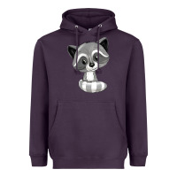Plum raccoon Heavyweight Hoodie - texasbilliewilder