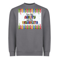 Storm see the ability not the disability Heavyweight Sweatshirt - MaliasSmallBusiness