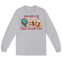Moon Dust 100 days of doing teacher stuff Long Sleeve Tee - MaliasSmallBusiness