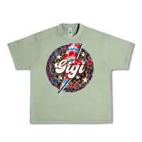 Oil Green Western Gigi Patriotic Urban Heavy Tee - LillyAllenDesigns