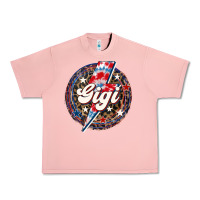 Salmon Western Gigi Patriotic Urban Heavy Tee - LillyAllenDesigns