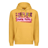 Mustard i wear pink for my custom Premium Hoodie - texasbilliewilder