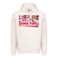 Pale Pink i wear pink for my custom Premium Hoodie - texasbilliewilder