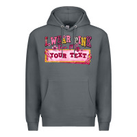 Rock i wear pink for my custom Premium Hoodie - texasbilliewilder