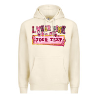 Tofu i wear pink for my custom Premium Hoodie - texasbilliewilder