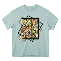 Arona mama leopard Heavy Core Tee - CowhideDigitalArt