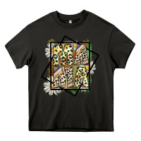 Asphalt mama leopard Heavy Core Tee - CowhideDigitalArt