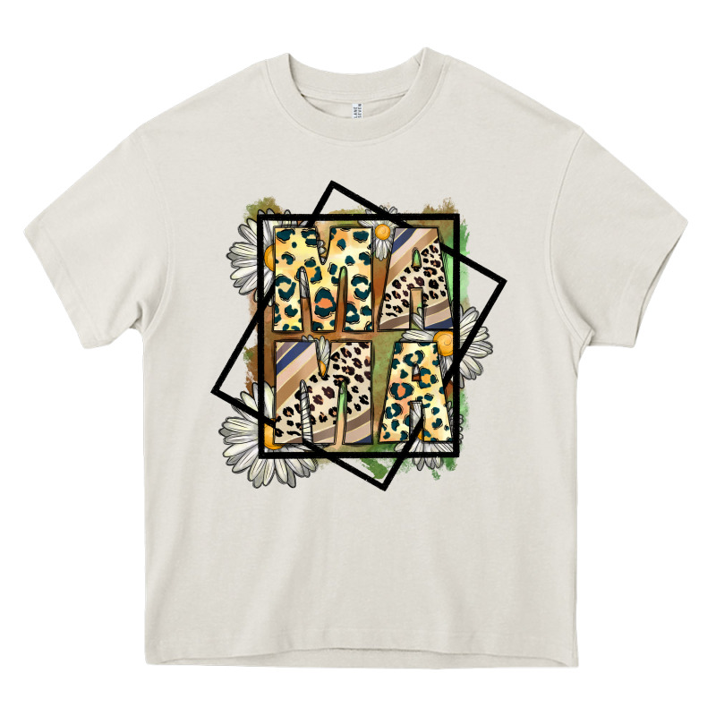 Mama Leopard Heavy Core Tee by CowhideDigitalArt | Teevron