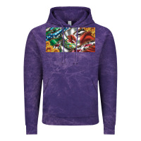 Cloud Purple usa flag and mexico flag with sunflower and cowhide  license plate Vintage Hoodie - Artiststas
