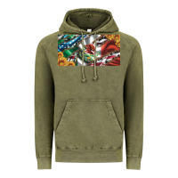 Vintage Olive usa flag and mexico flag with sunflower and cowhide  license plate Vintage Hoodie - Artiststas