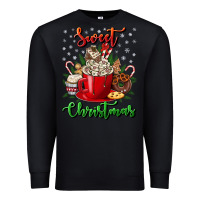 Black Sweet christmas Premium Sweatshirt - NancyCooperArtShop