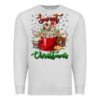 Dove Grey Sweet christmas Premium Sweatshirt - NancyCooperArtShop