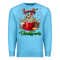 Ocean Blue Sweet christmas Premium Sweatshirt - NancyCooperArtShop