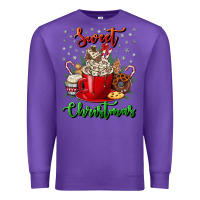 Purple Sweet christmas Premium Sweatshirt - NancyCooperArtShop
