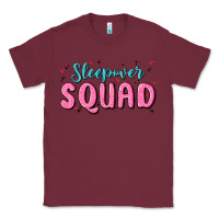 Burgundy sleepover squad Classic Tee - MaliasSmallBusiness