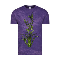 Cloud Purple Lucky Bamboo Vintage Tee - LillyAllenDesigns