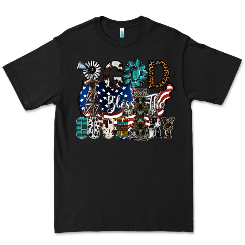 God Bless The Country Premium Tee by SublimationCraftShop | Teevron