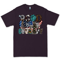 Plum god bless the country Premium Tee - SublimationCraftShop