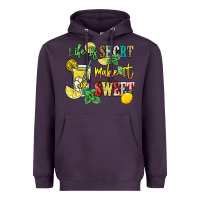 Plum life is  make it sweet Heavyweight Hoodie - NancyCooperArtShop