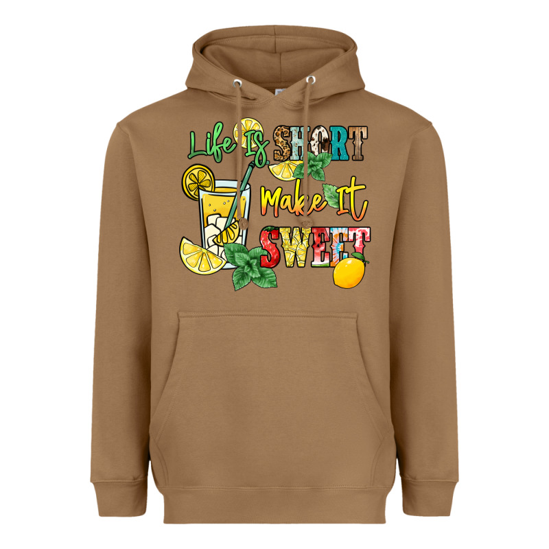 Life Is  Make It Sweet Heavyweight Hoodie by NancyCooperArtShop | Teevron