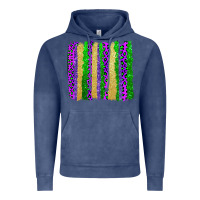 Vintage Denim mardi gras brushstrokes Vintage Hoodie - AdoDesignShop