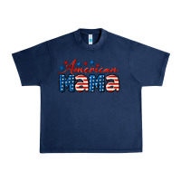 Navy American Mama Urban Heavy Tee - LillyAllenDesigns