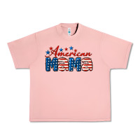 Salmon American Mama Urban Heavy Tee - LillyAllenDesigns