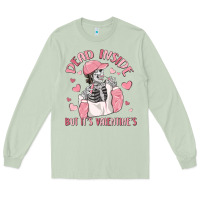 Matcha dead inside but it's valentine's Long Sleeve Tee - MaliasSmallBusiness