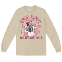 Mushroom dead inside but it's valentine's Long Sleeve Tee - MaliasSmallBusiness