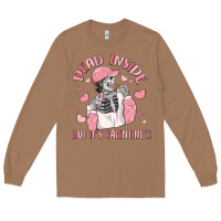 Toasted Coconut dead inside but it's valentine's Long Sleeve Tee - MaliasSmallBusiness