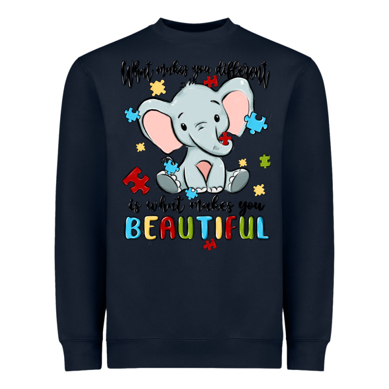What Makes You Different Is What Makes You Beautif Heavyweight Sweatshirt by MaliasSmallBusiness | Teevron