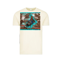 Vintage Arctic western rodeo bullfighter serape leopards turquoise's gliterrs Vintage Tee - BarkalooDesign