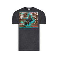 Vintage Black western rodeo bullfighter serape leopards turquoise's gliterrs Vintage Tee - BarkalooDesign