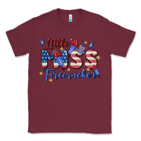 Burgundy little miss firecracker Classic Tee - MaliasSmallBusiness