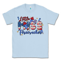 Dusty Blue little miss firecracker Classic Tee - MaliasSmallBusiness