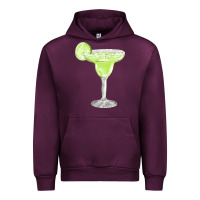 Mauve Wine martini fa element Urban Hoodie - FaDigitalArtStudio