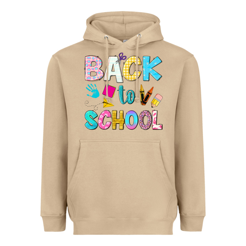 Back To School Heavyweight Hoodie by NancyCooperArtShop | Teevron