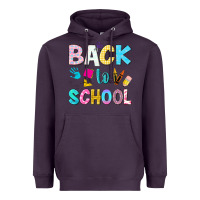 Plum back to school Heavyweight Hoodie - NancyCooperArtShop