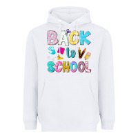 White back to school Heavyweight Hoodie - NancyCooperArtShop