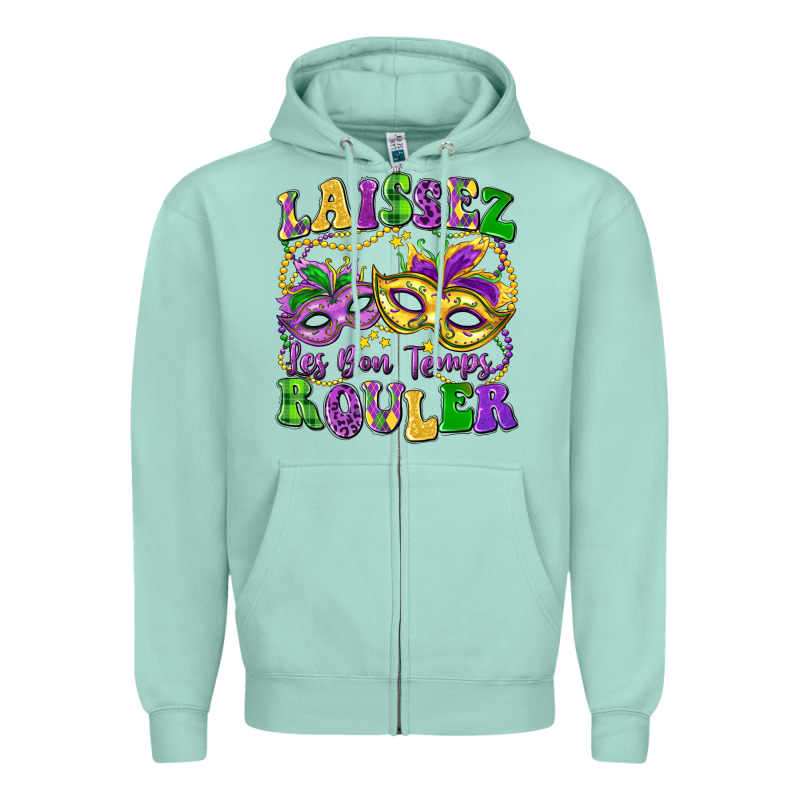 Laissez Les Bon Temps Rouler Zipper Hoodie by LillyAllenDesigns | Teevron